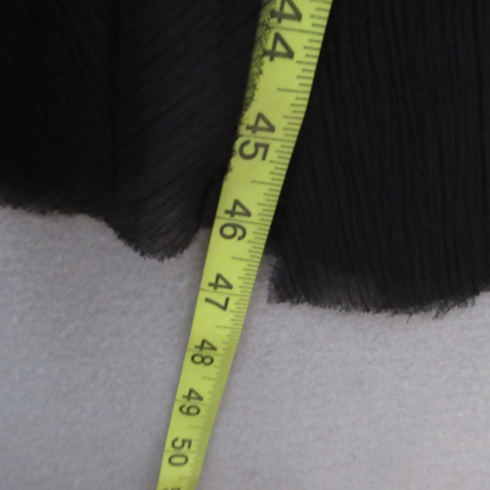 Vintage Believe Dress 14 Petite Black Y2K 90s Fairy Whimsigoth Slit Lace Trim - Picture 6 of 10